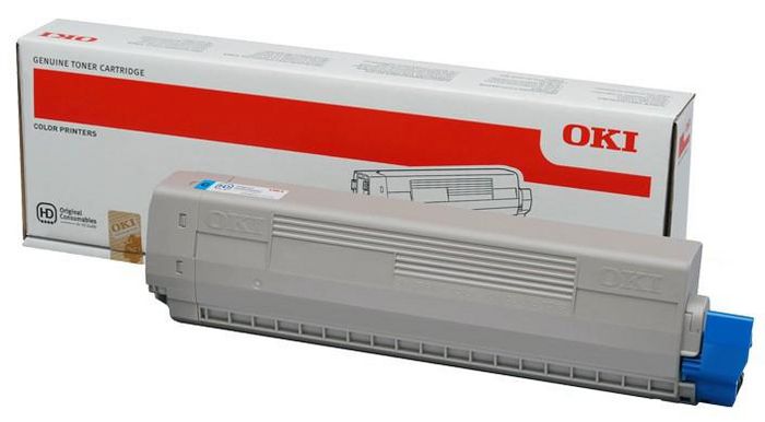 OKI Toner for C831/C841, Cyan, 10000 Pages