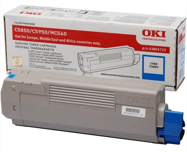 OKI Cyan toner for C5850/5950