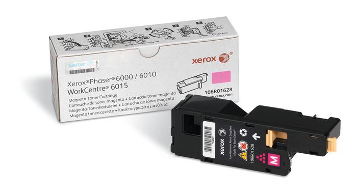 Xerox Xerox Genuine Phaser 6000 / 6010 / WorkCentre 6015 Magenta Toner Cartridge - 106R01628
