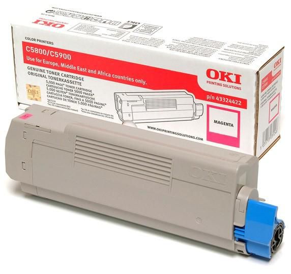 OKI Magenta Toner Cartridge for C5800/C5900