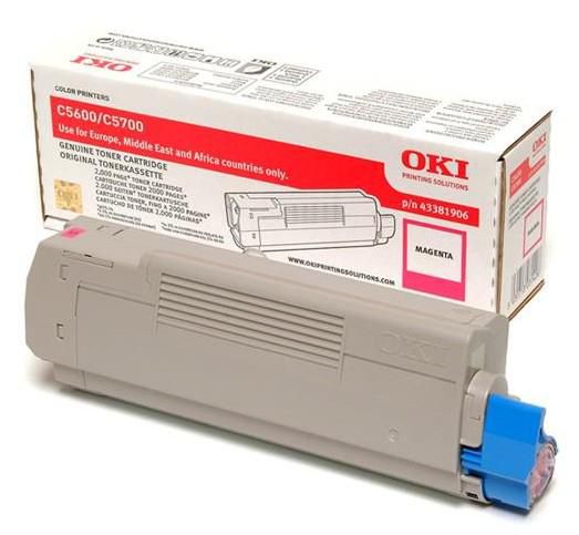 OKI Magenta Toner Cartridge for C5600/C5700