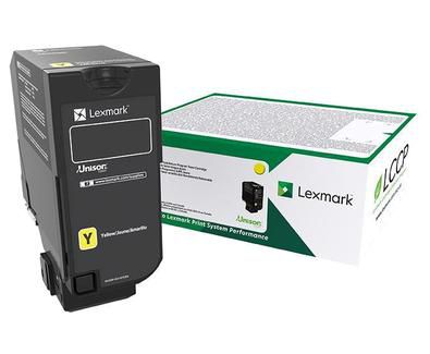 Lexmark 15K Yellow Return Program Toner Cartridge (CS/CX827)