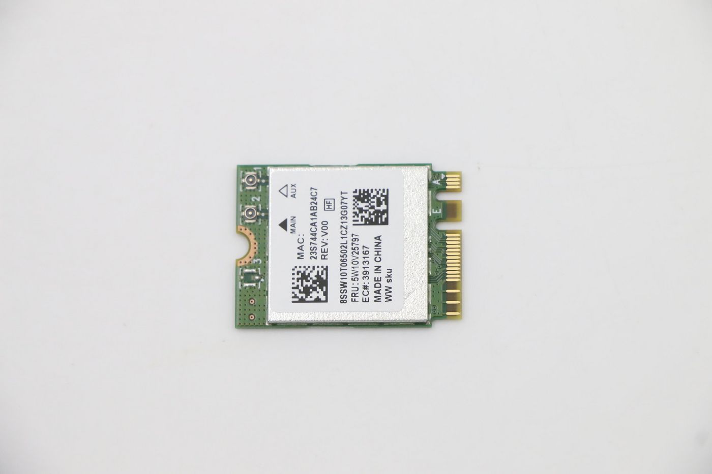 M.2 2230 WiFi 6 and Bluetooth