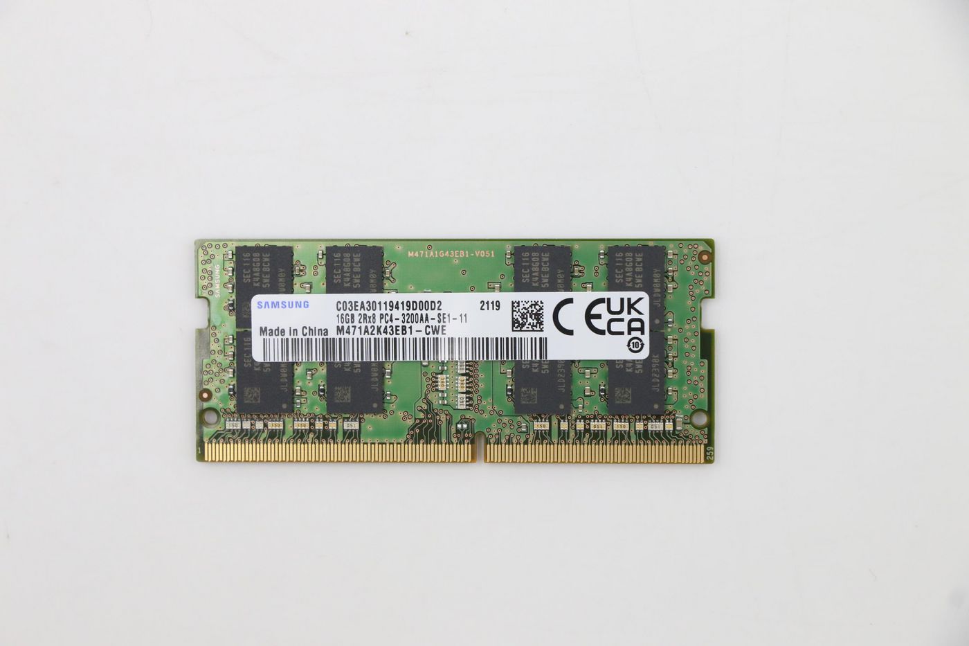 16GB DDR4-3200 SoDIMM memory