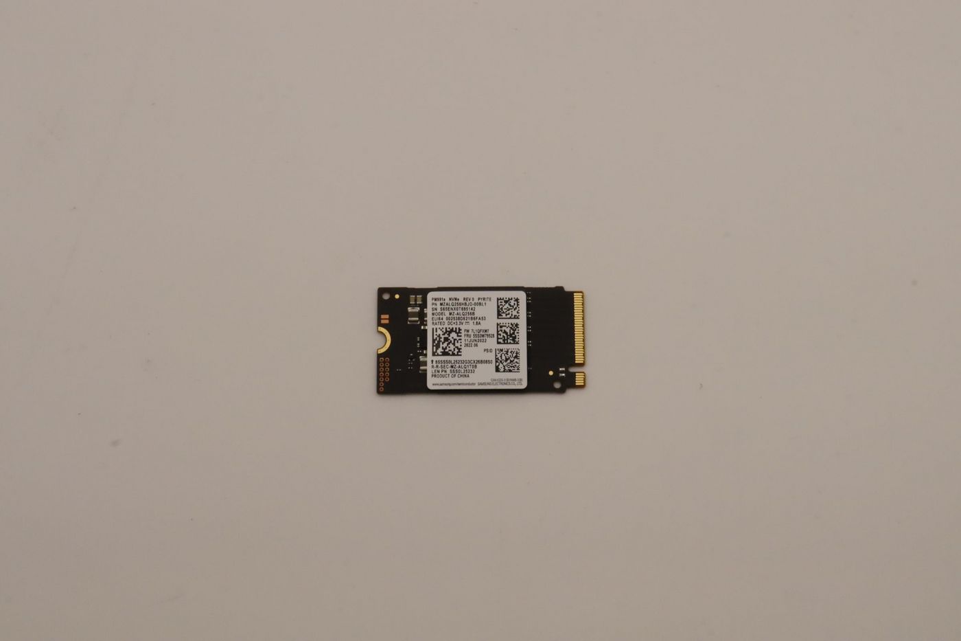 256GB M.2 2242 PCIe NVMe SSD