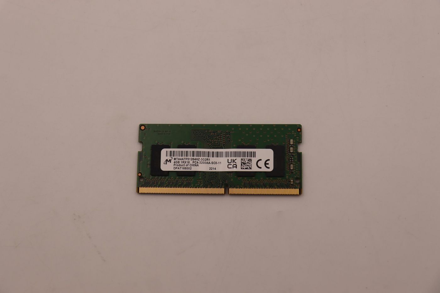4GB DDR4 SODIMM memory module