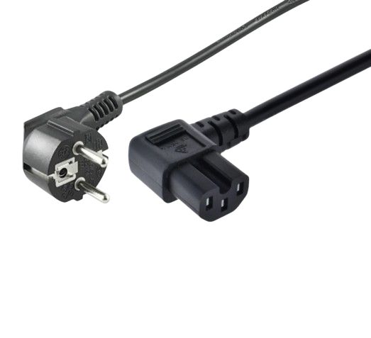 Power Cord CEE 7/7 - Angled