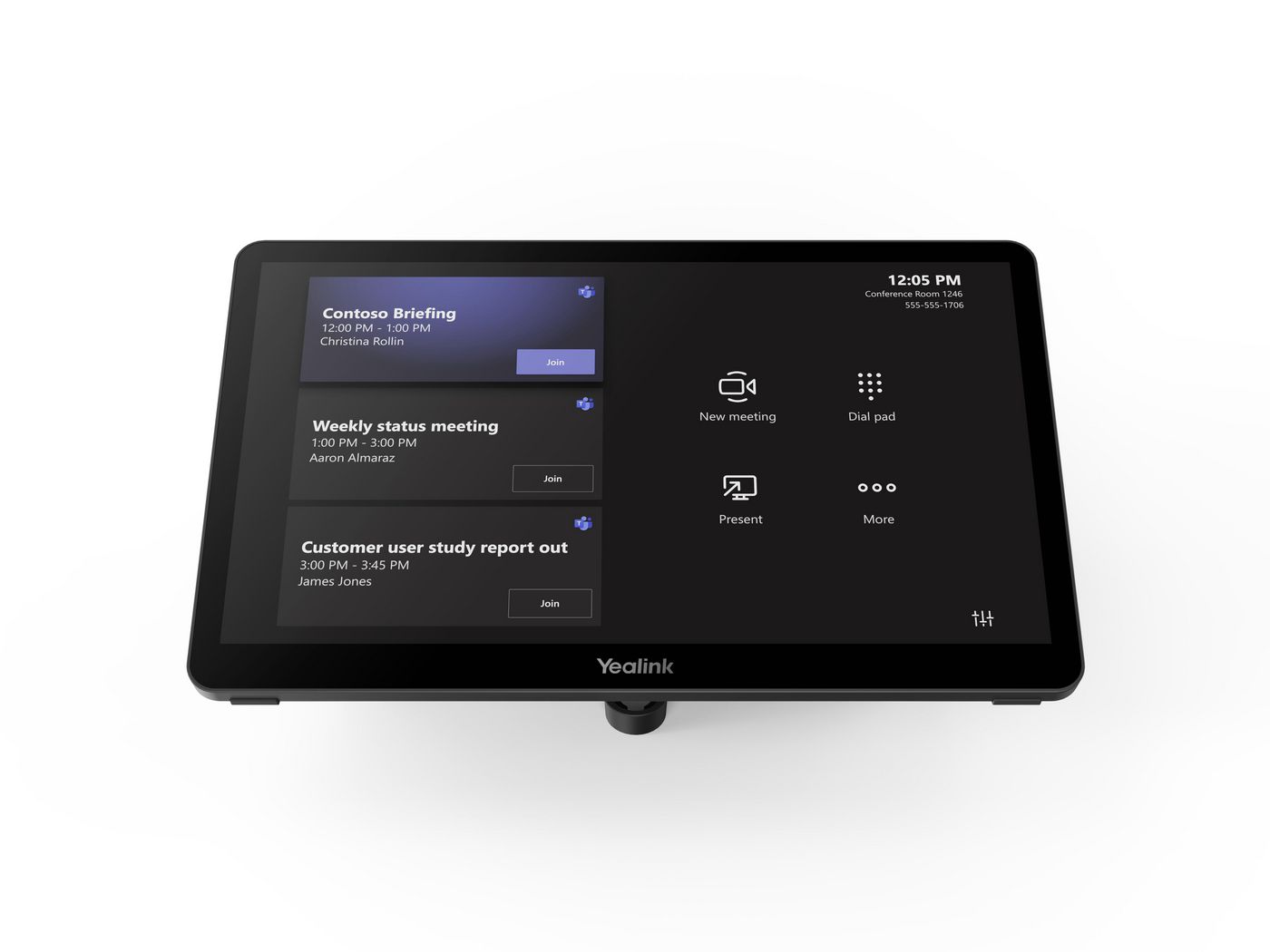 Yealink MTouch Plus Controller Black