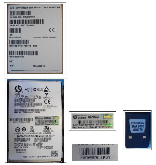 DRV 920GB SSD SASMLC SFF