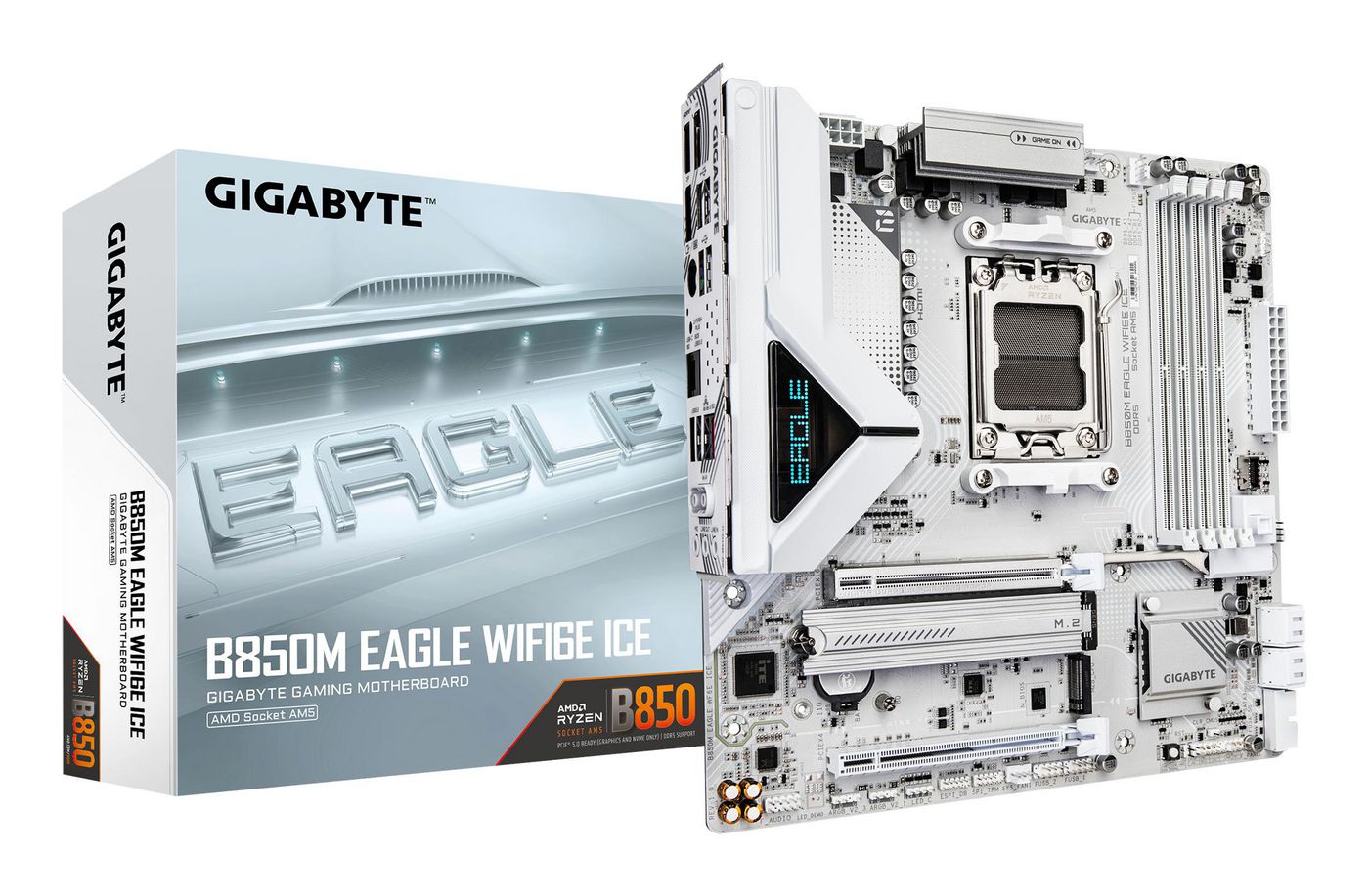 B850M Eagle Wifi6E Ice