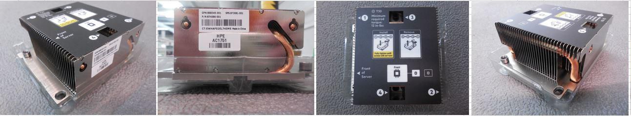 Front CPU heatsink for HPE