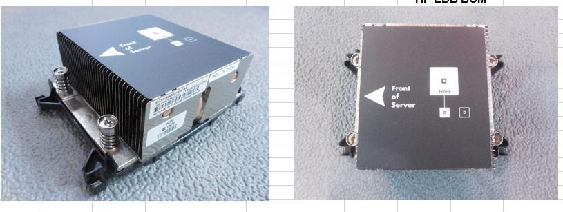 CPU Front Heatsink Assembly