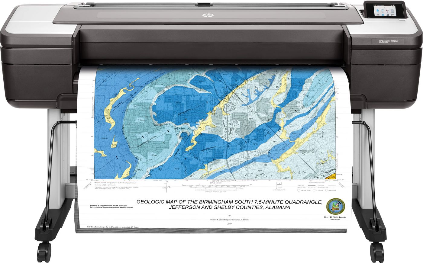 HP Designjet T1700dr 44-in Printer
