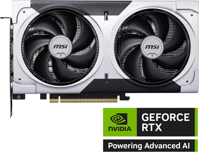 MSI NVIDIA GeForce RTX 5060 Ti, 8GB GDDR7, 128 bit, PCI Express x16 5.0, 1 x HDMI (2.1b), 3 x DP (2.1b), CUDA, DirectX 12 Ultimate, OpenGL 4.6, 180W