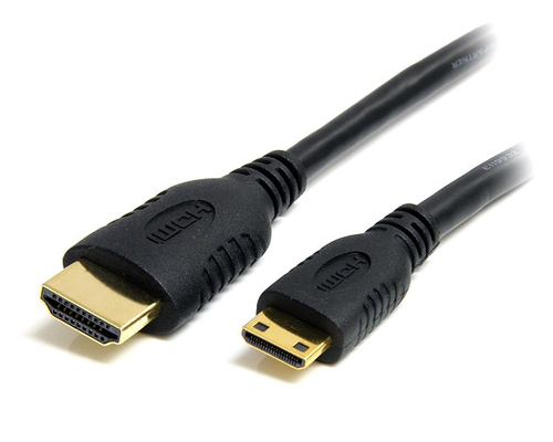 0.5M HIGH SPEED HDMI CABLE WITH ETHERNET- HDMI TO HDMI MINI