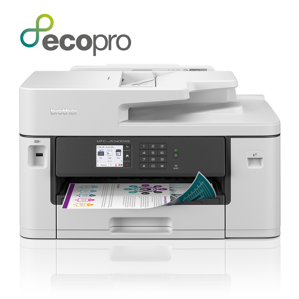 MFC-J5340DWE - Professional All-in-One A3 Colour Inktjet Printer - WiFi / USB
