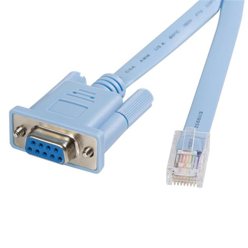 1.8M RJ45 TO DB9 CISCO CONSOLE MANAGEMENT ROUTER CABLE - M/F