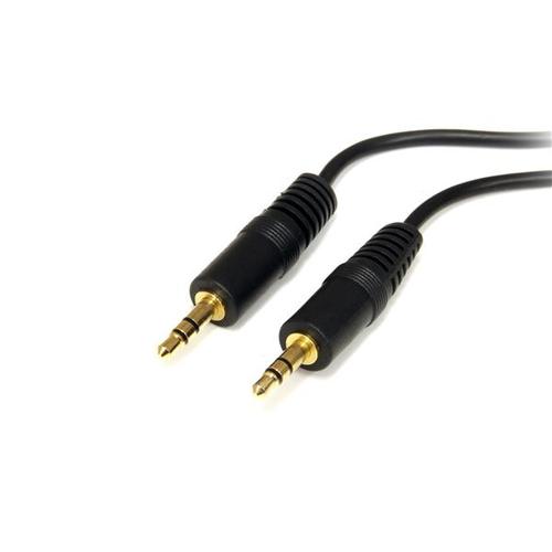 1.8M STEREO PATCH CABLE 3.5MM MALE TO 3.5MM MALE