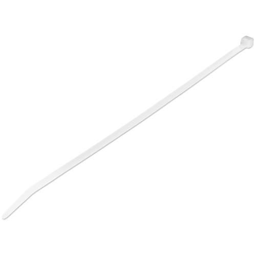 100 PACK 10 CABLE TIES -WHITE NYLON ZIP TIE WRAPS UL TAA