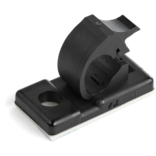 100 PACK OF SELF-ADHESIVE CABLE CLAMP SMALL