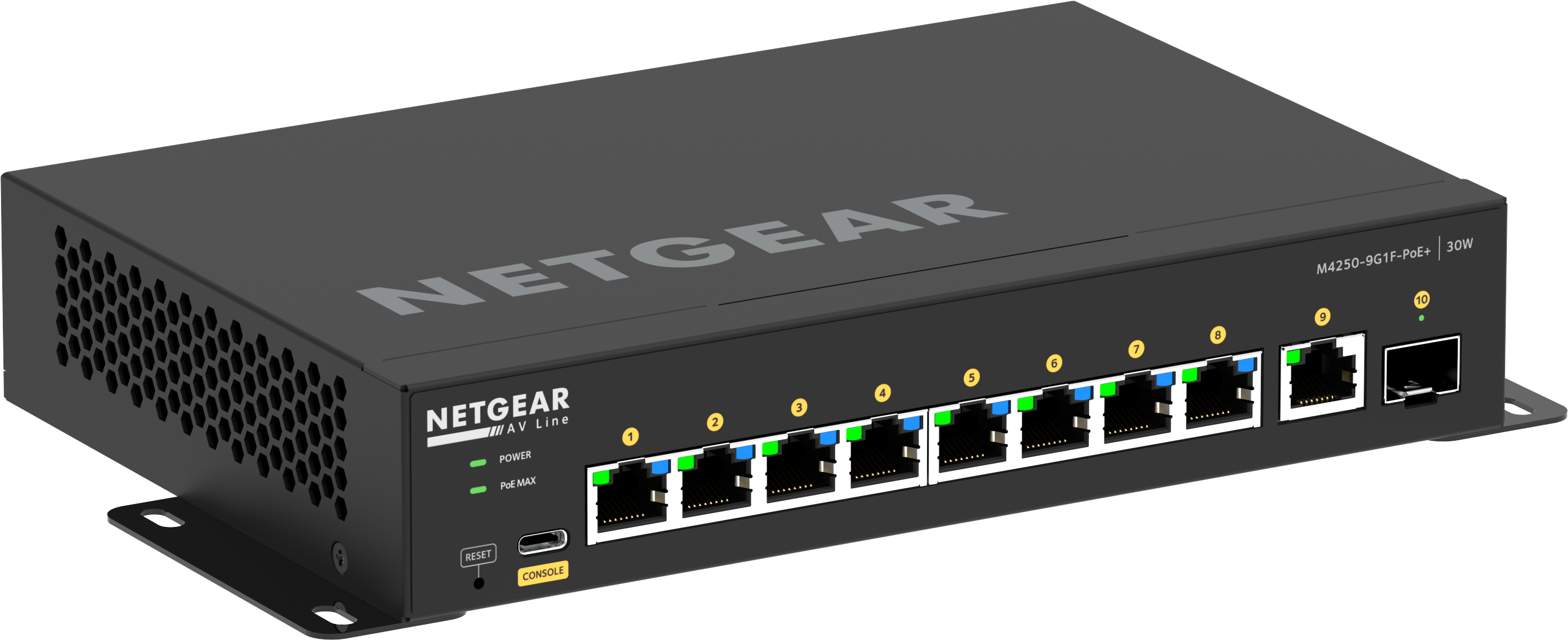 8x1G PoE+ 110W 1x1G and 1xSFP Managed Switch