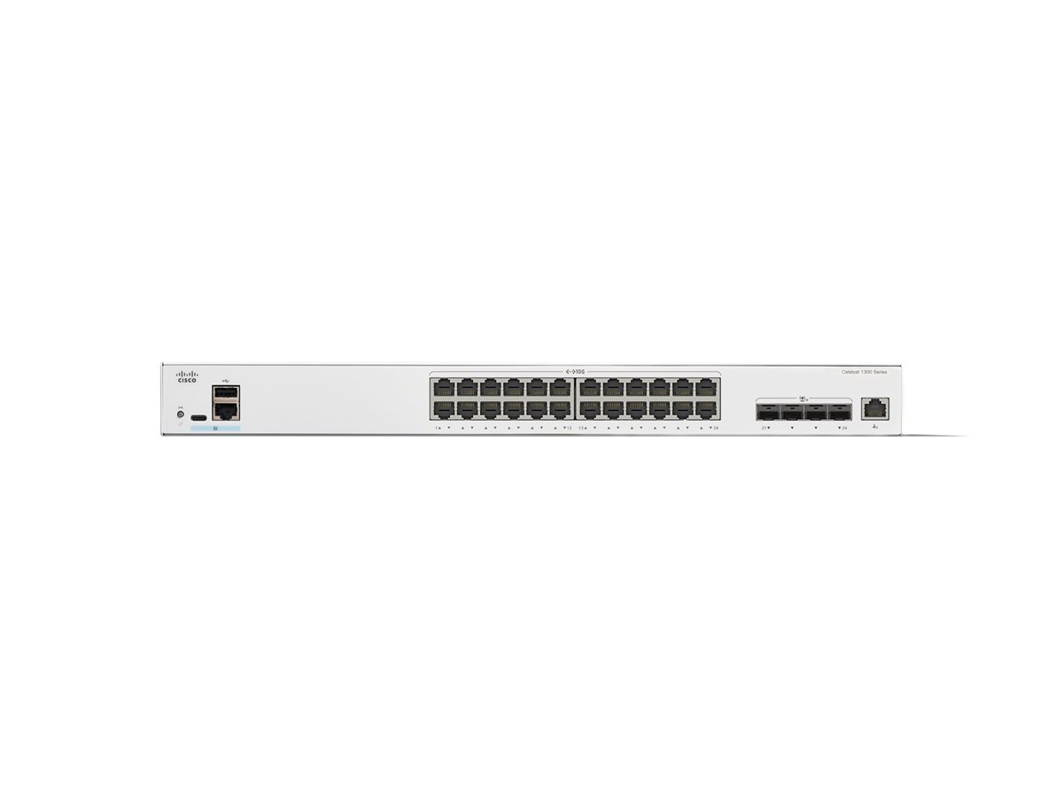 Cisco Catalyst 1300-24XT - switch - 24 ports - smart - rack mountable