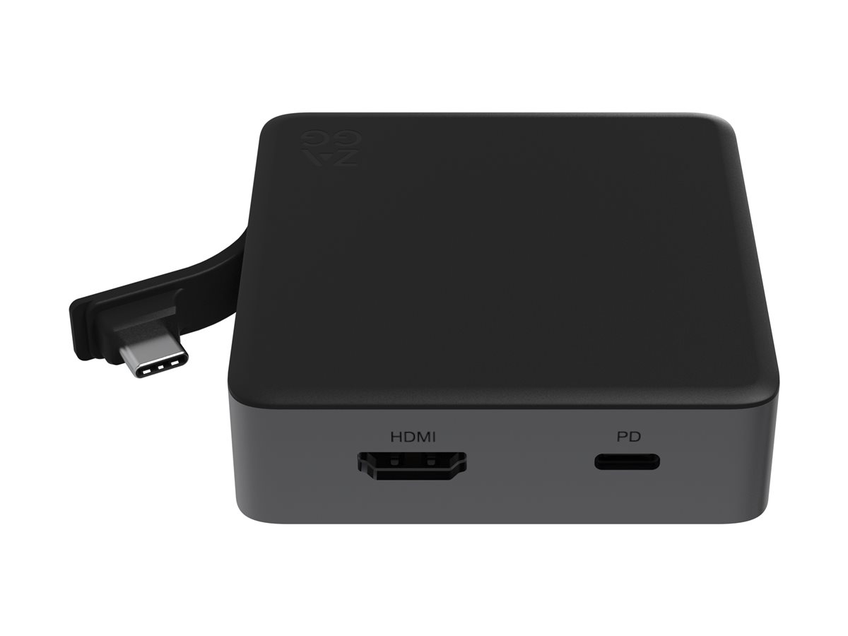 ZAGG ACCESSORY 4 PRO HUB GREY/BLACK