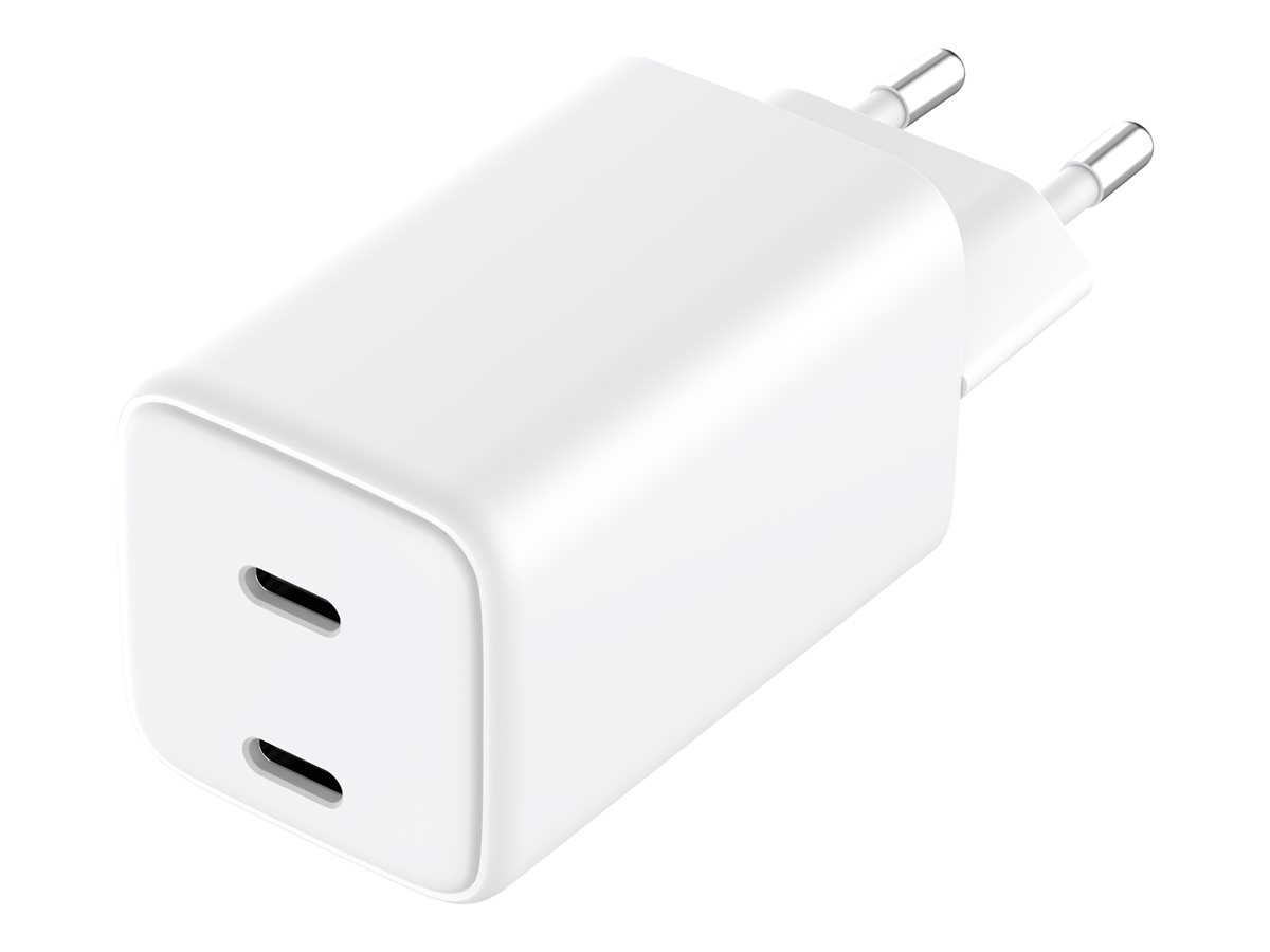 GRATEQ OLOS WALL CHARGER PD/PPS 2XUSB-C GaN 65W