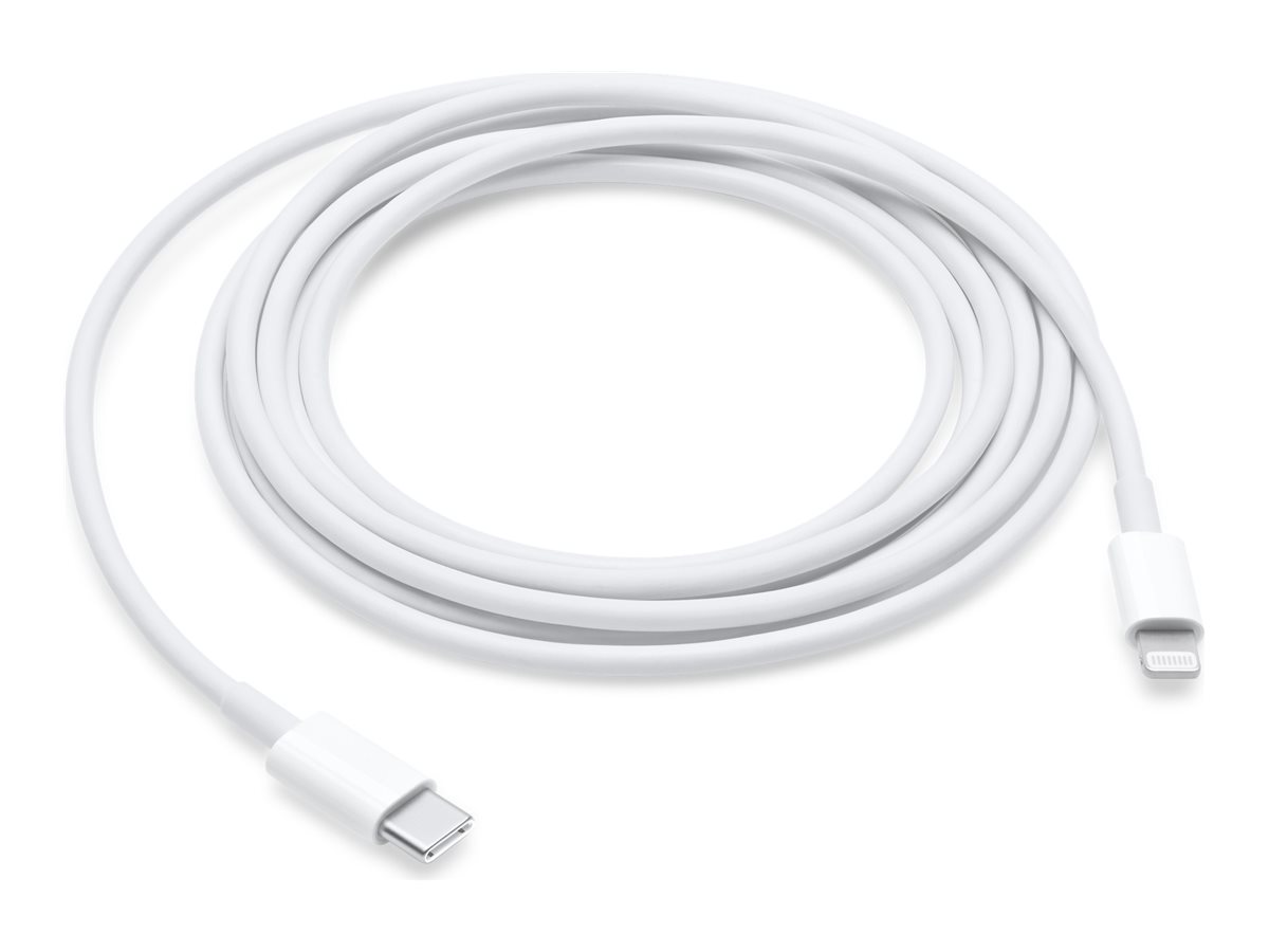 Apple Lightning-kabel 2m Hvid