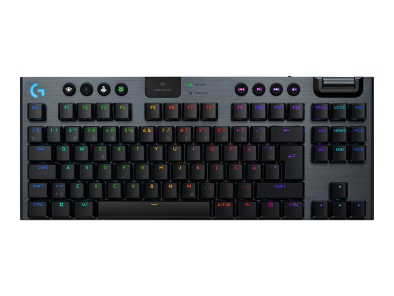 Logitech G G915 X - keyboard - gaming, LIGHTSPEED TKL - black Input equipment