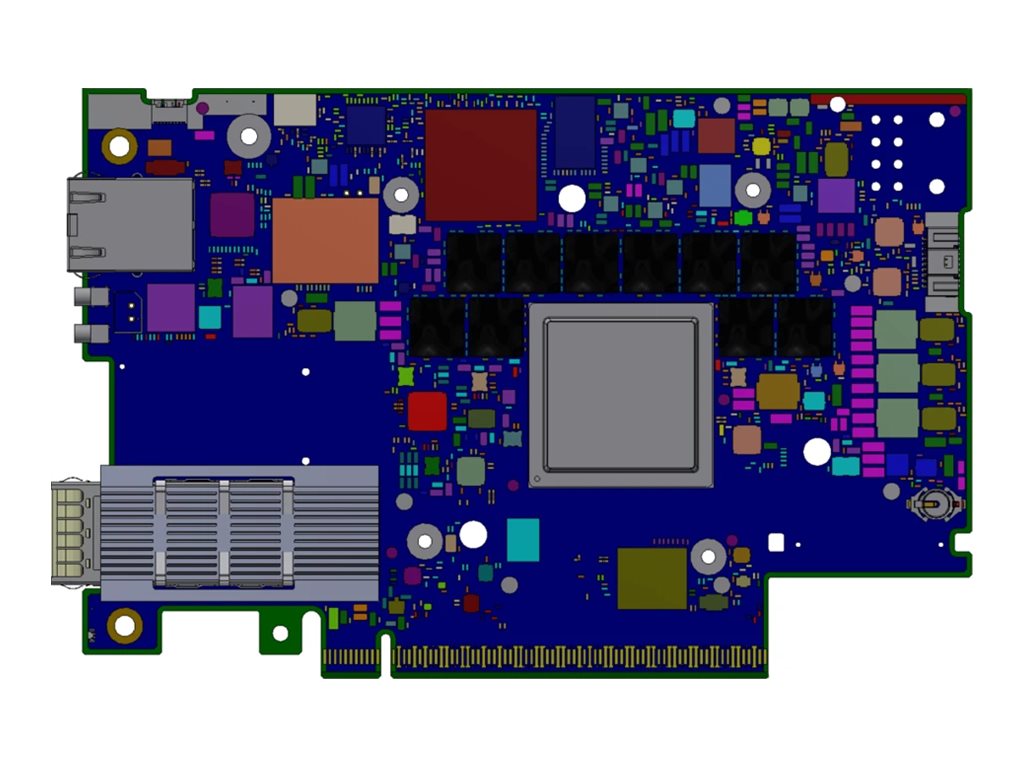 NVIDIA BlueField-3 E-Series B3220SH - network adapter - PCIe 5.0 x16 - 200 Gigabit QSFP112 x 2