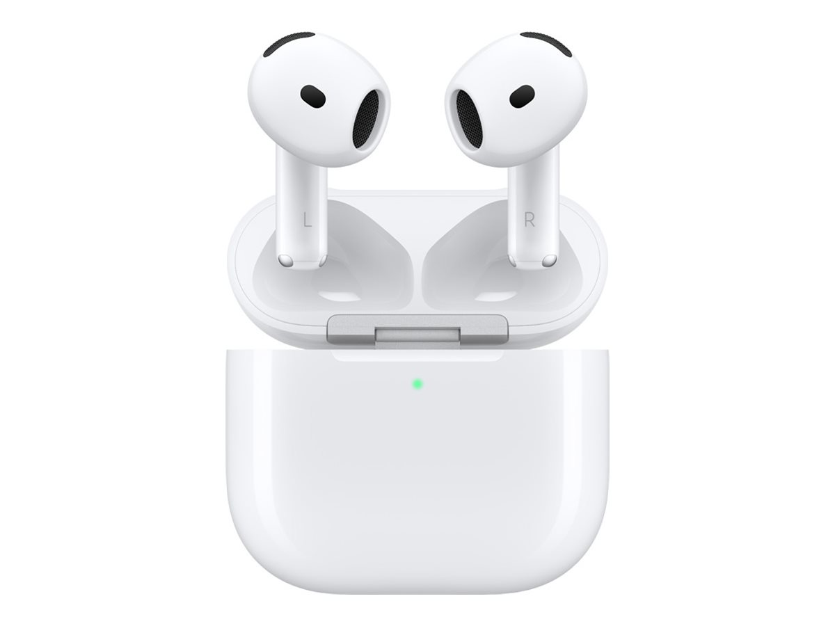 Apple AirPods 4 with Active Noise Cancellation - true wireless earphones with mic.