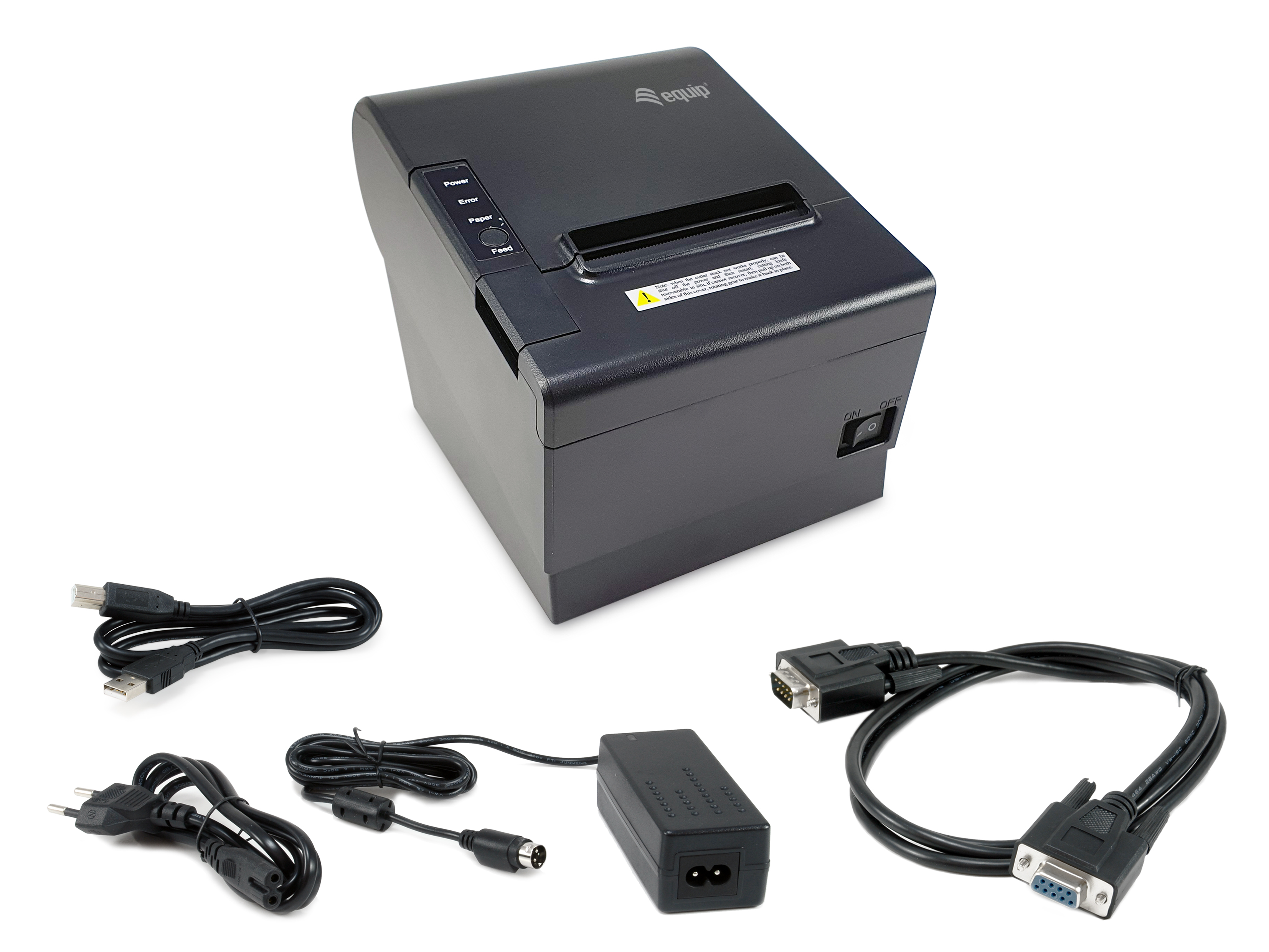 80mm Thermal POS Receipt Printer with Auto Cutter USB/Ethernet/Serial/Cash Drawer connection