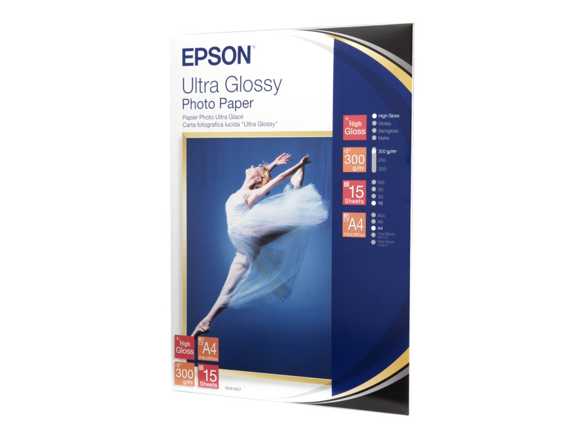 Epson Ultra Glossy Photo Paper - photo paper - glossy - 15 sheets - A4