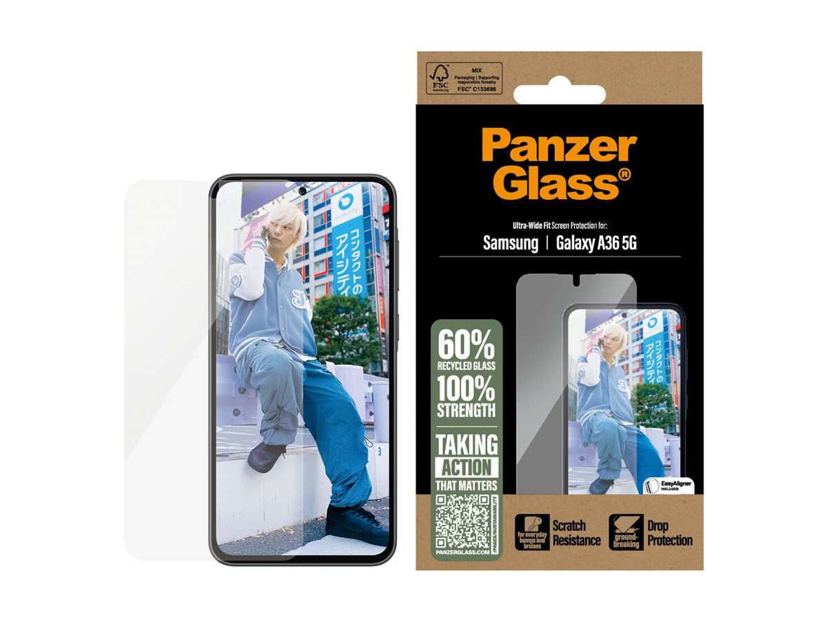PanzerGlass® Screen Protector Samsung Galaxy A36 5G | Ultra-Wide Fit