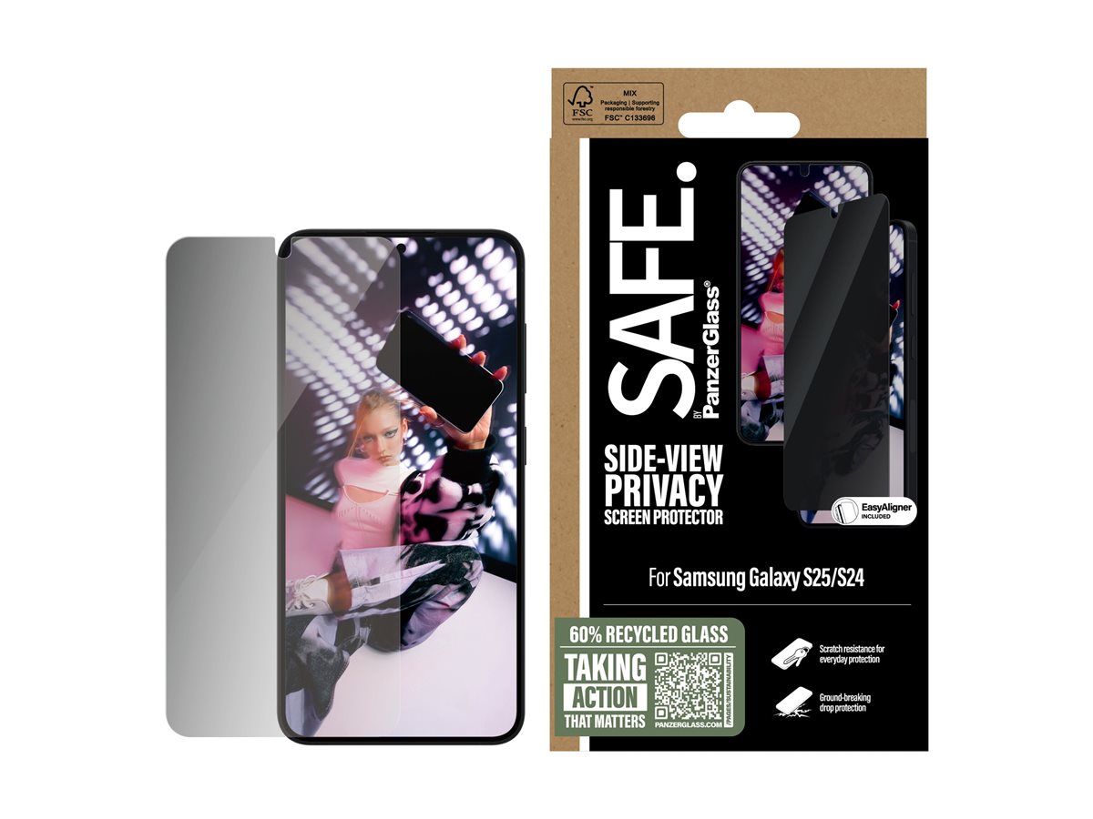 SAFE. by PanzerGlass® Privacy Screen Protector Samsung Galaxy S25 | S24 | Ultra-Wide Fit