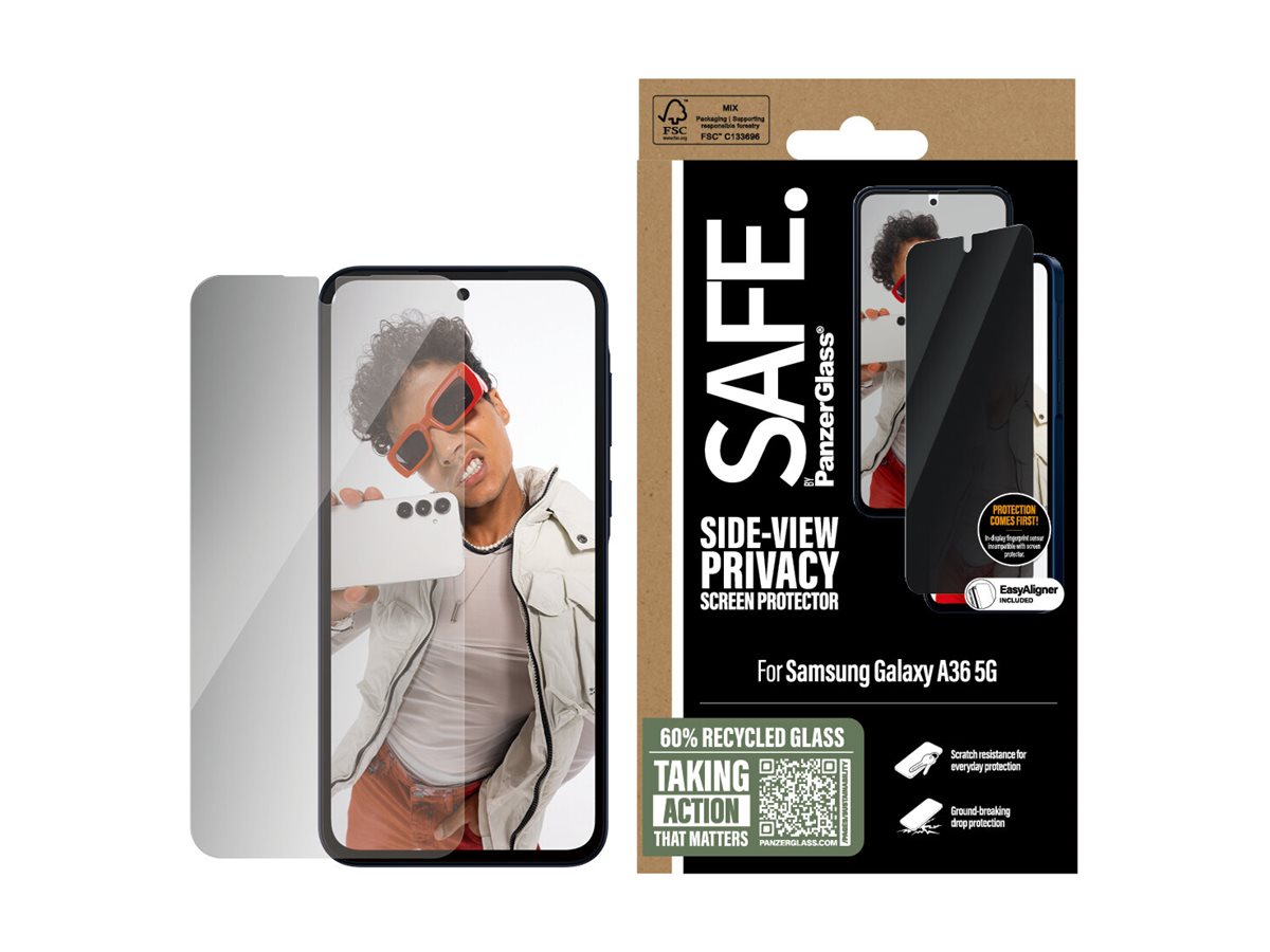 SAFE. by PanzerGlass® Privacy Screen Protector Samsung Galaxy A36 5G | Ultra-Wide Fit