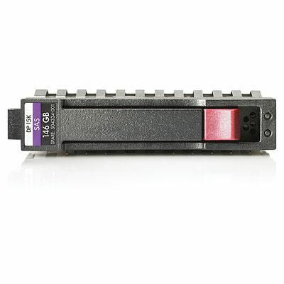 Hewlett Packard Enterprise 146GB hot-plug single-port SAS hard disk drive - 15,000 RPM, 3Gb/sec transfer rate, 3.5-inch large form factor (LFF), Enterprise