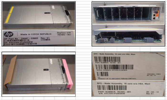 Hewlett Packard Enterprise 16-Core Node Assembly for HPE 3PAR Storage Systems, excludes Host Bus Adapter and memory components, essential for performance.