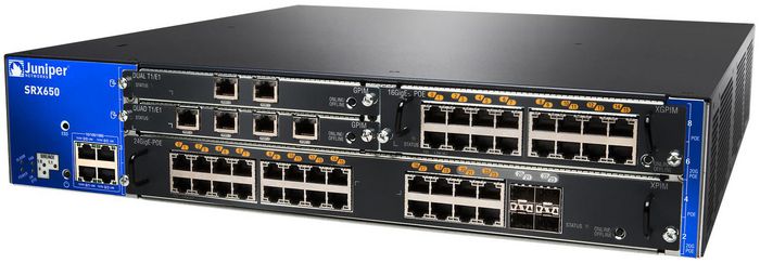 Juniper XPIM, Gigabit Ethernet, 16 x 10/100/1000BASE-T RJ-45