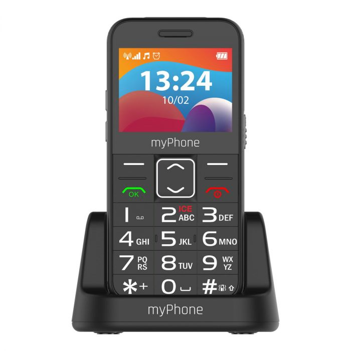 myPhone HALO 3 LTE Black 2.4 IPS 48 MB 128 MB Dual SIM Nano SIM 3G Bluetooth 2.1 USB version Type-C Built-in camera Main camera resolution 0.3 MP 1400 mAh