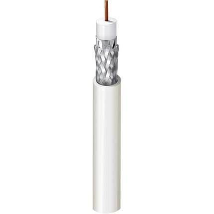 Belden 1855ENH - 75 Ohm SDI Coax, Mini RG-59, 22 AWG Solid BC, Foil + 90% TC Braid, LSZH Jkt, 500MT ,White