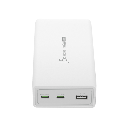 J5 185W Gan Pd 3.1 Usb-C 3-Port Charger