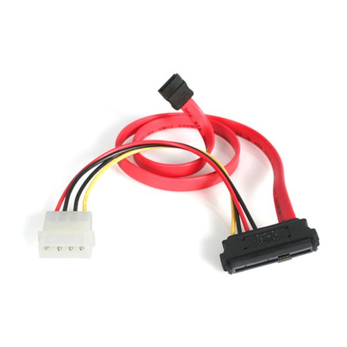 18IN SAS 29-PIN TO SATA WITH LP4 POWER CABLE