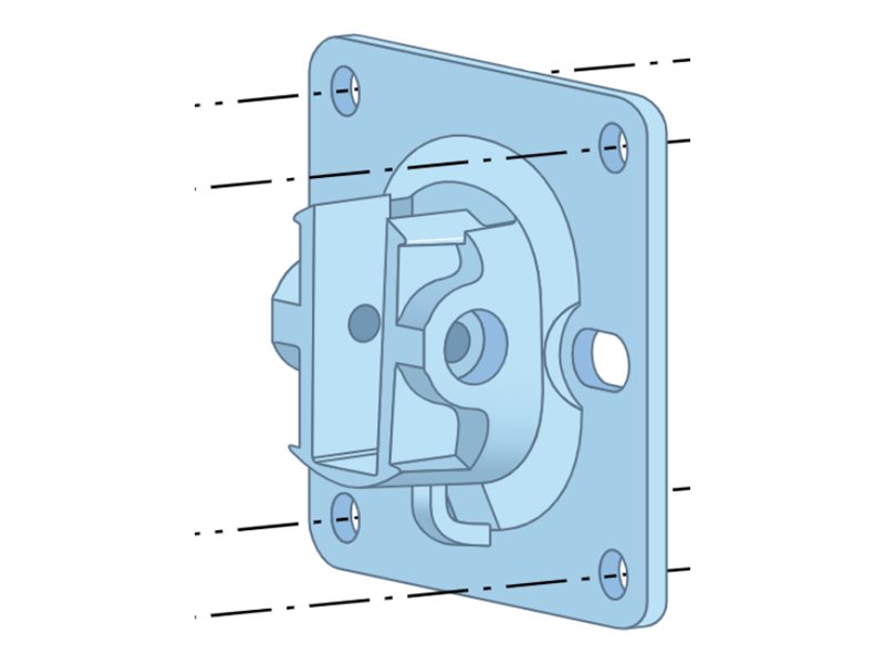 HPE Aruba AP-270-MNT-H2 Network Unit Wall / Ceiling Mount Kit