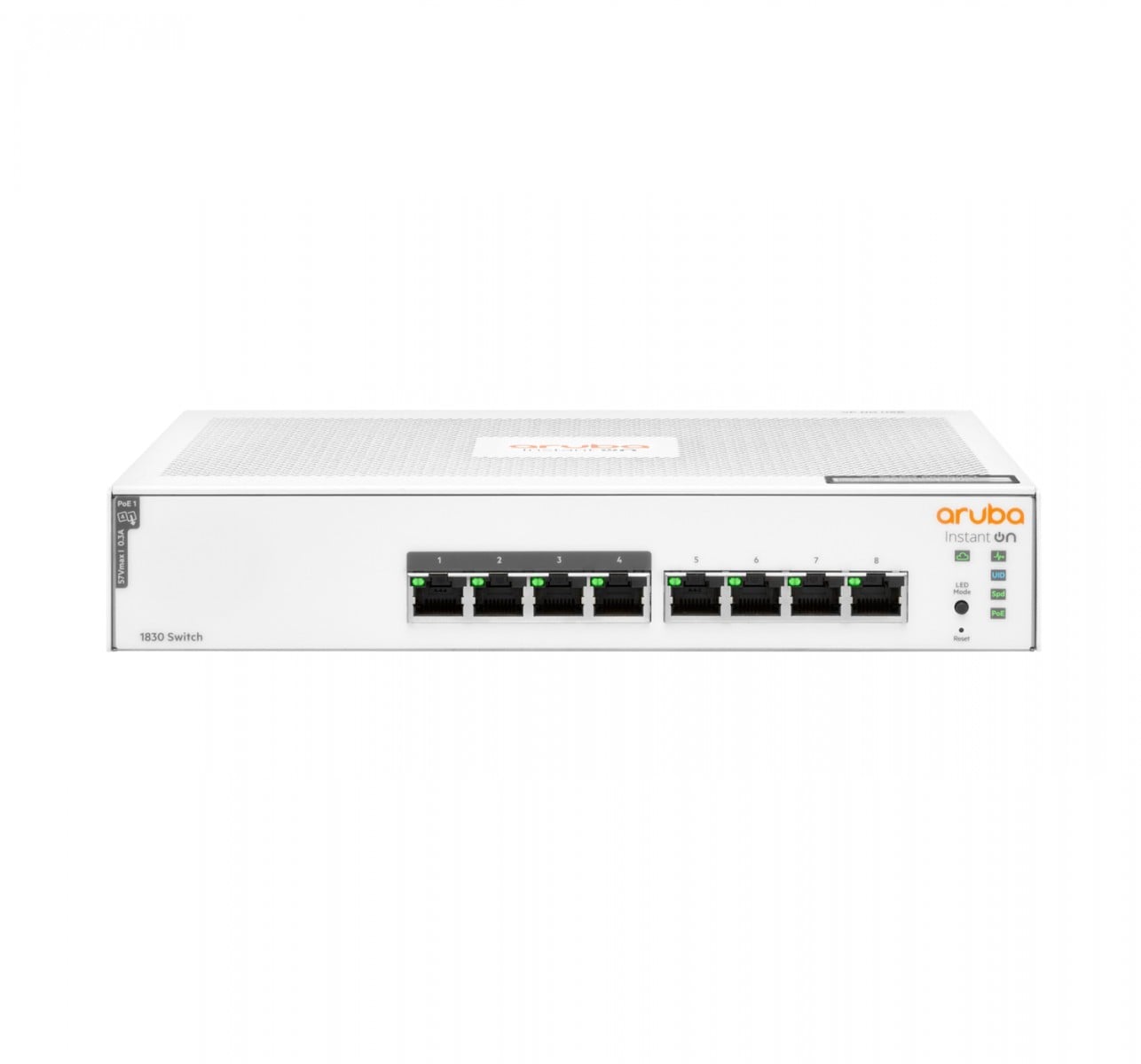 HPE Aruba Instant On 1830 8G 4p Class4 65W Switch 8-port Gigabit PoE+