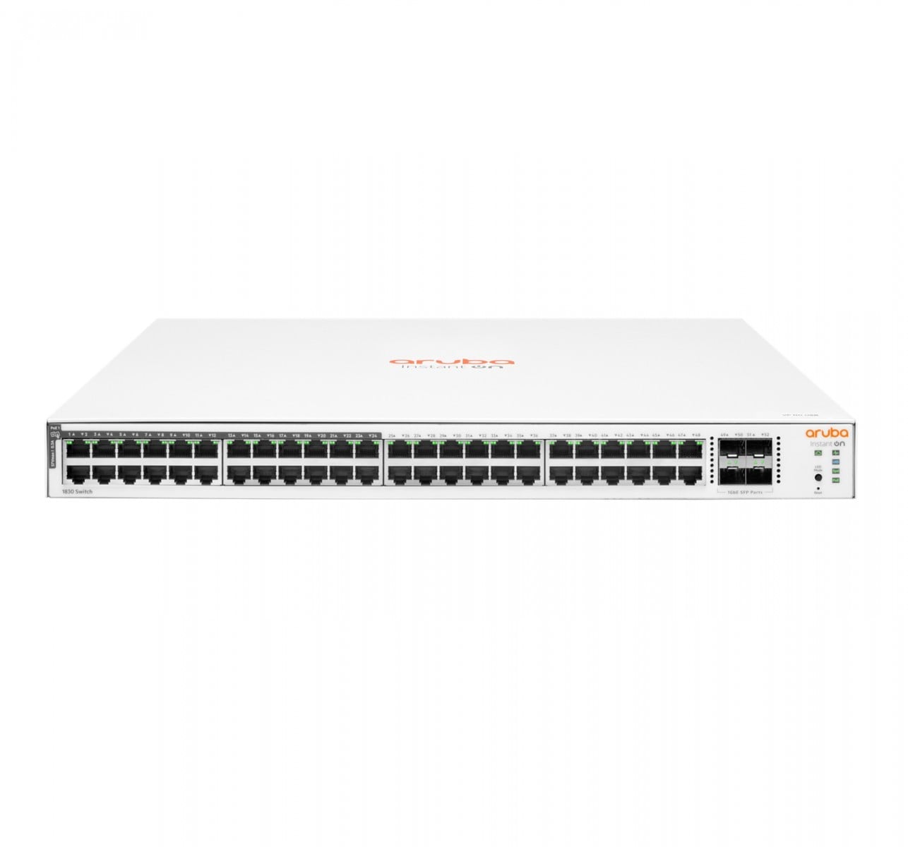 HPE Aruba Instant On 1830 48G 24p Class4 4SFP 370W Switch 48-port