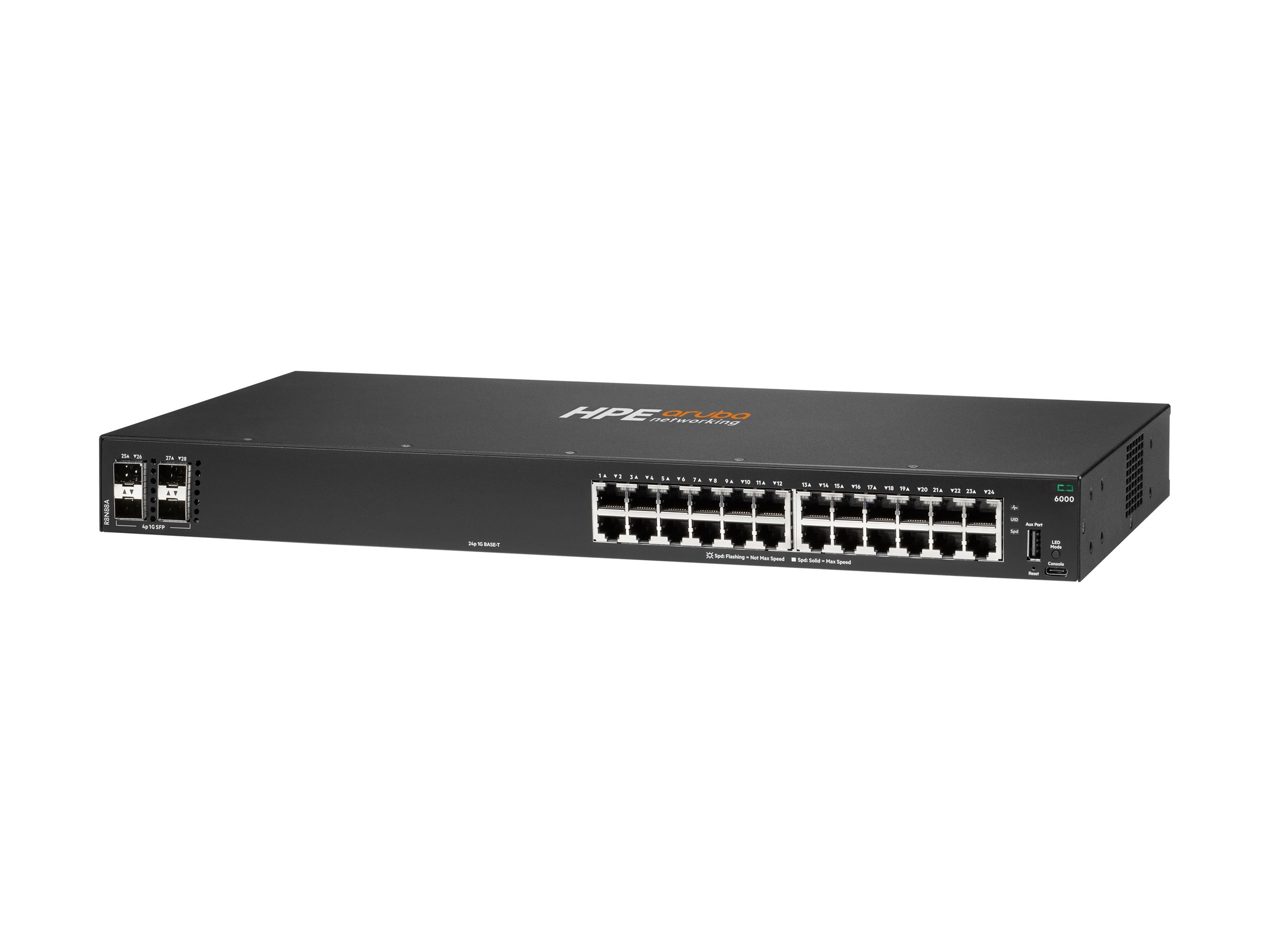 HPE Aruba 6000 24G 4SFP Switch 24-Port Gigabit Network
