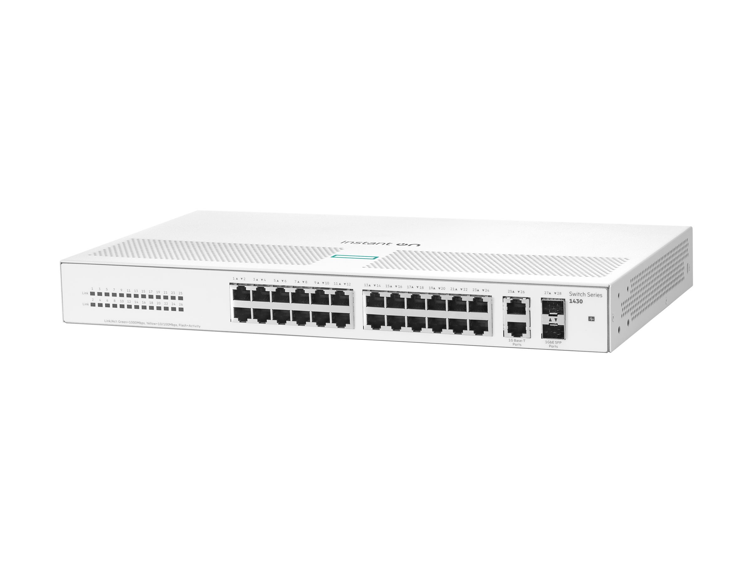 HPE Aruba Instant On 1430 26G 2SFP Switch 26-Port Gigabit Network