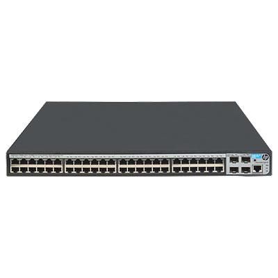 Hewlett Packard Enterprise 48 RJ -45 10/100/1000 PoE, 1 RJ -45 console port, MIPS 650MHz, 32MB flash, 128MB SDRAM;